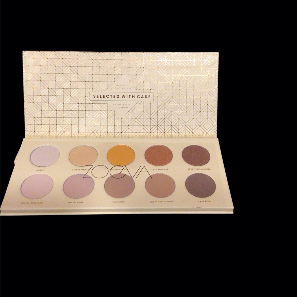 Zoeva Blanc fusion 10 Eyeshadow Palette - Purple and Gold Shades